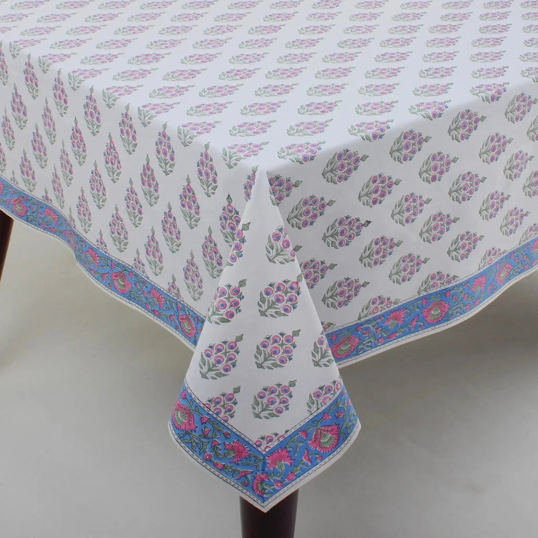 Ruddy Blue Square Tablecloth