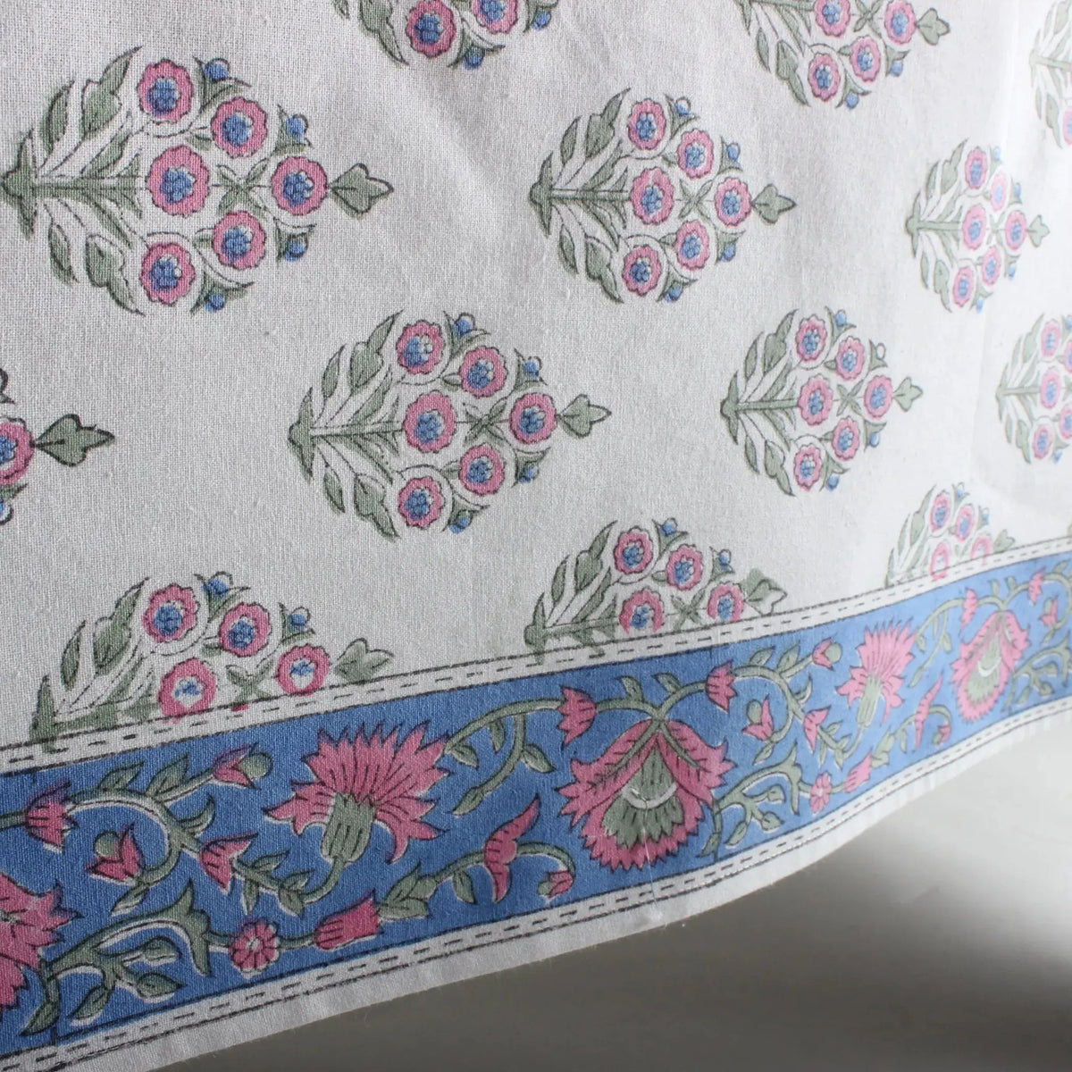 Ruddy Blue Square Tablecloth