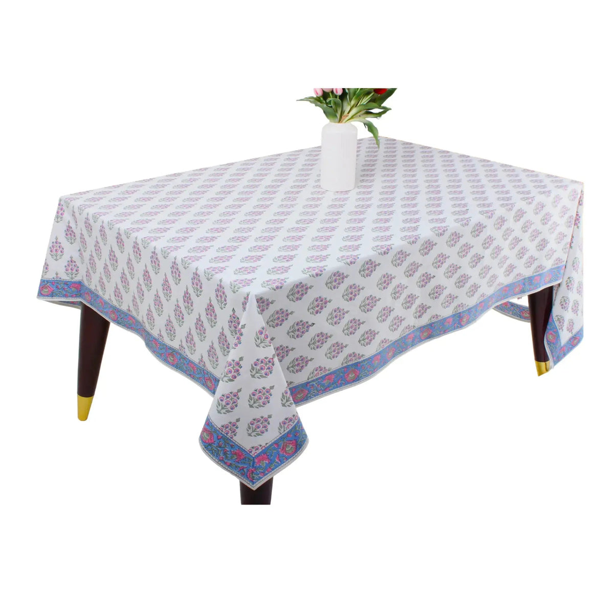 Ruddy Blue Square Tablecloth