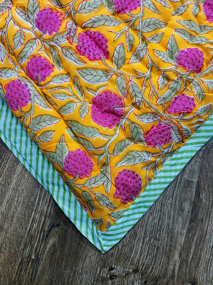 Tangerine Orange Quilt