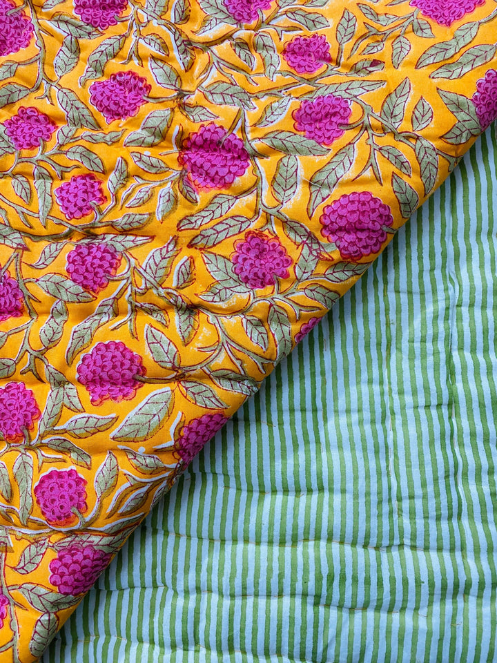 Tangerine Orange Quilt