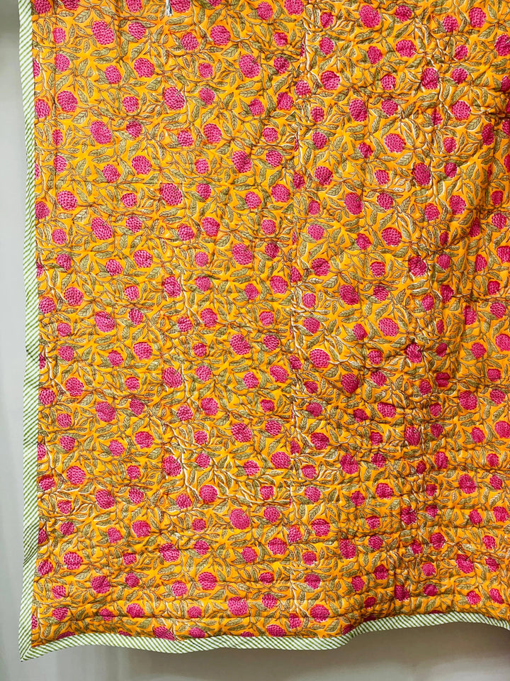 Tangerine Orange Quilt
