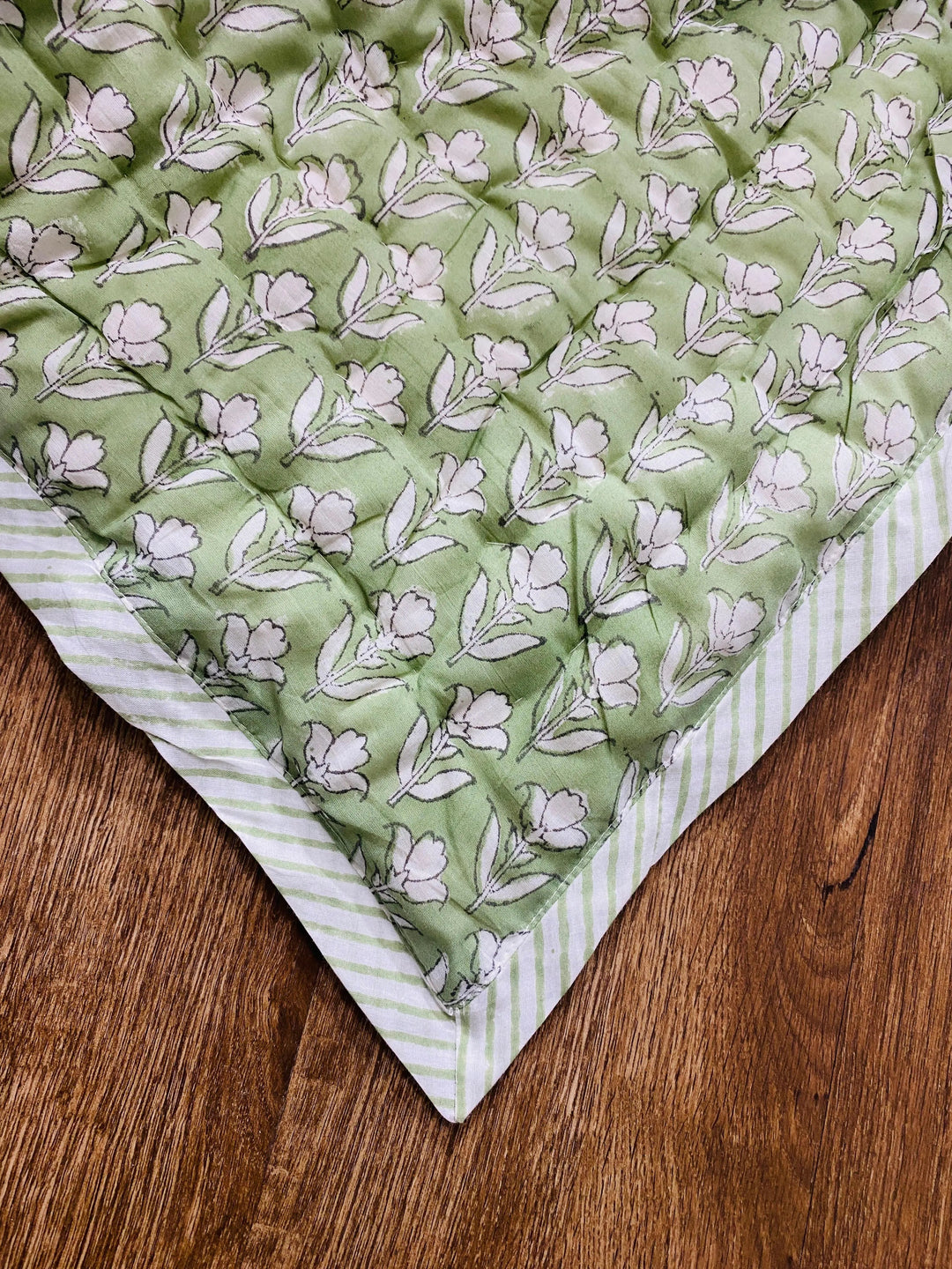 Verdant Floral Quilt