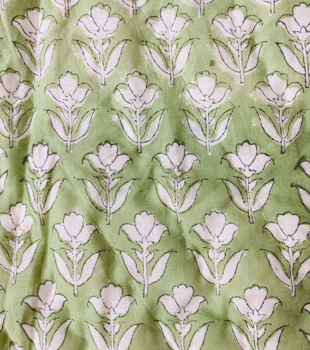 Verdant Floral Quilt
