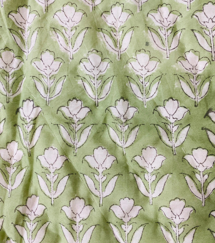 Verdant Floral Quilt