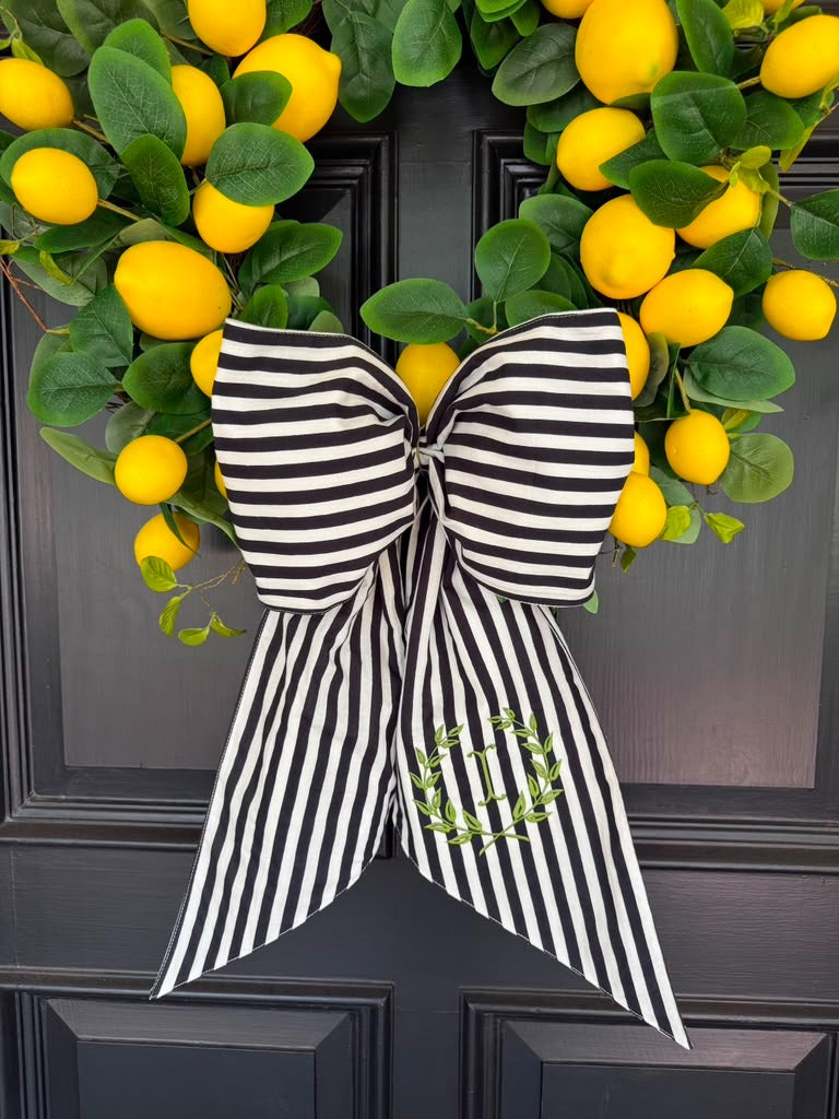 Cotton Printed Ruffled Pillow Case And Bow Tie Sash