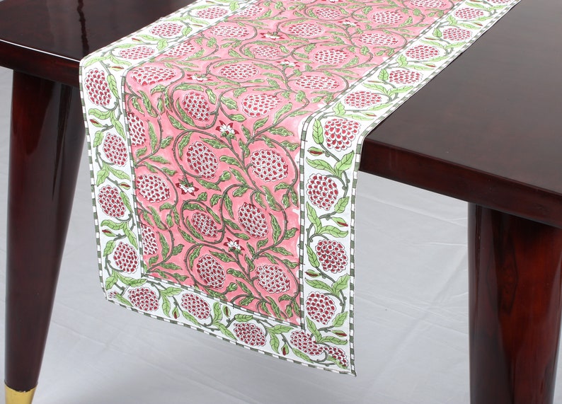 Strawberry Pink Table Runners
