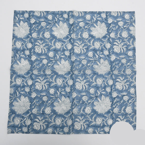 Air Force Blue and White Printed Cotton Napkins