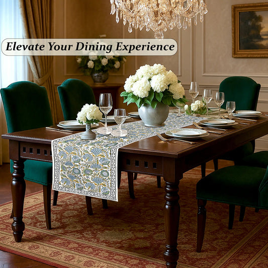 Asparagus Green Table Runner