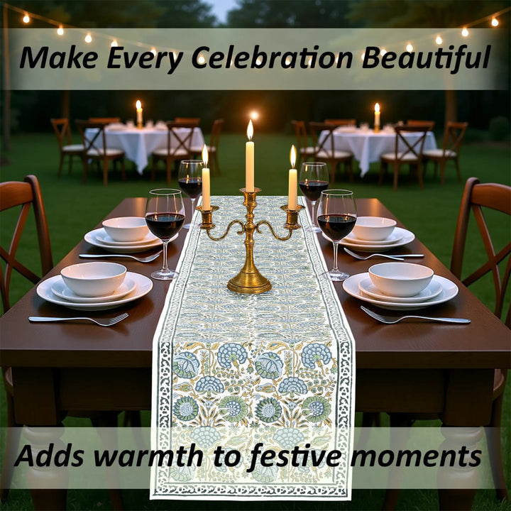 Asparagus Green Table Runner