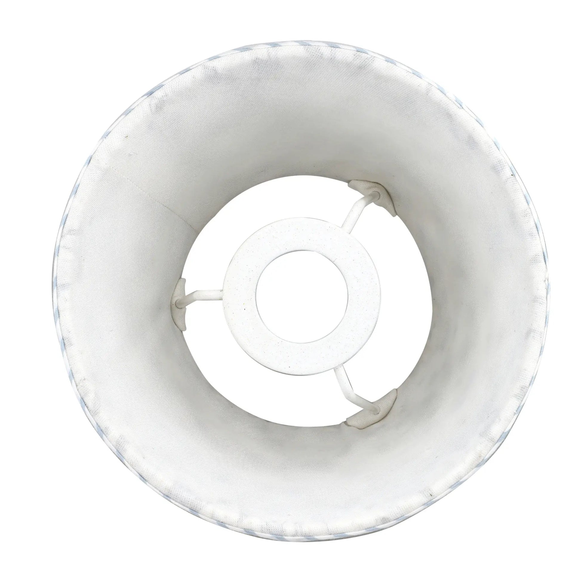 White plastic component on a white background