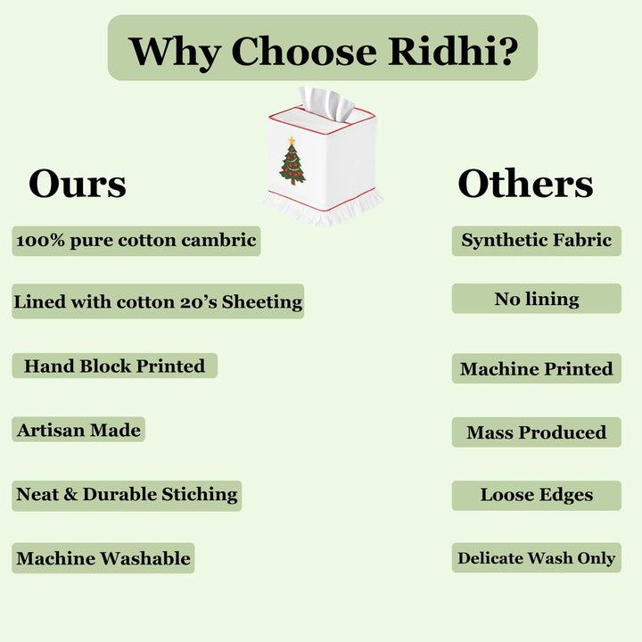 Comparison chart highlighting features of &
