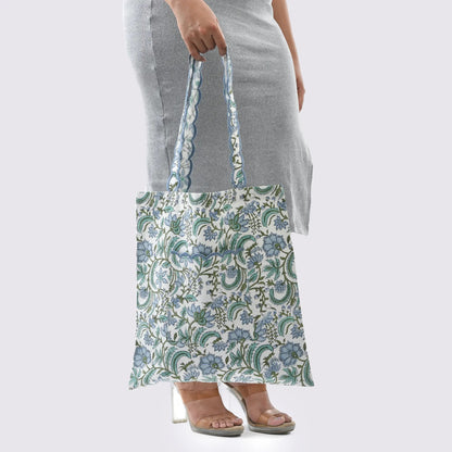 Columbia Blue Tote Bag