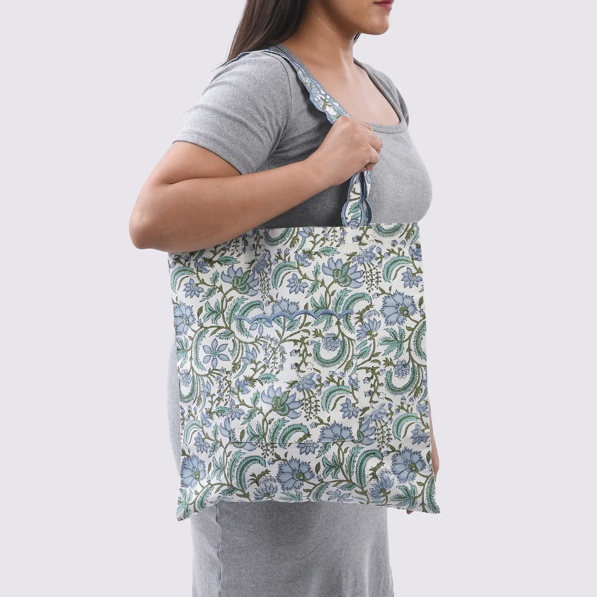 Columbia Blue Tote Bag