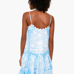 Strappy Dress In Palladio Print, Indian Cotton Long Gown, Indian Cotton Dress, printed Dress