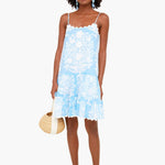 Strappy Dress In Palladio Print, Indian Cotton Long Gown, Indian Cotton Dress, printed Dress