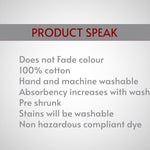 Denim and Baby Blue Indian Floral Hand Block Printed Cotton Cloth Border Napkins Size 20x20"