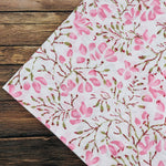 Taffy Pink, Pickle Green Scallop Embroidery Napkins