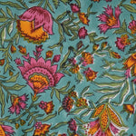 Turkish Blue and Golden Yellow Scallop Embroidery Napkins