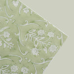 Pear Green Scallop Embroidery Napkins