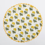Marigold Flower Print Placemat