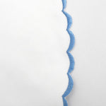 White Scallop Embroidery Reversible Placemat