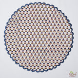 Denim Blue and Army Green Placemat