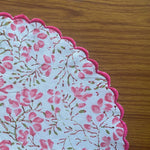Taffy Pink, Pickle Green Placemat