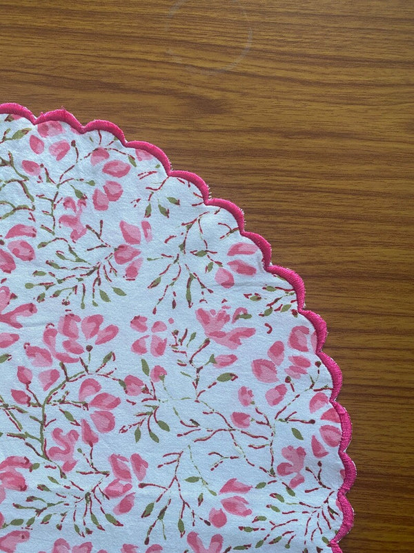 Taffy Pink, Pickle Green Placemat