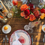 Pigeon Blue, Flamingo Pink Placemat