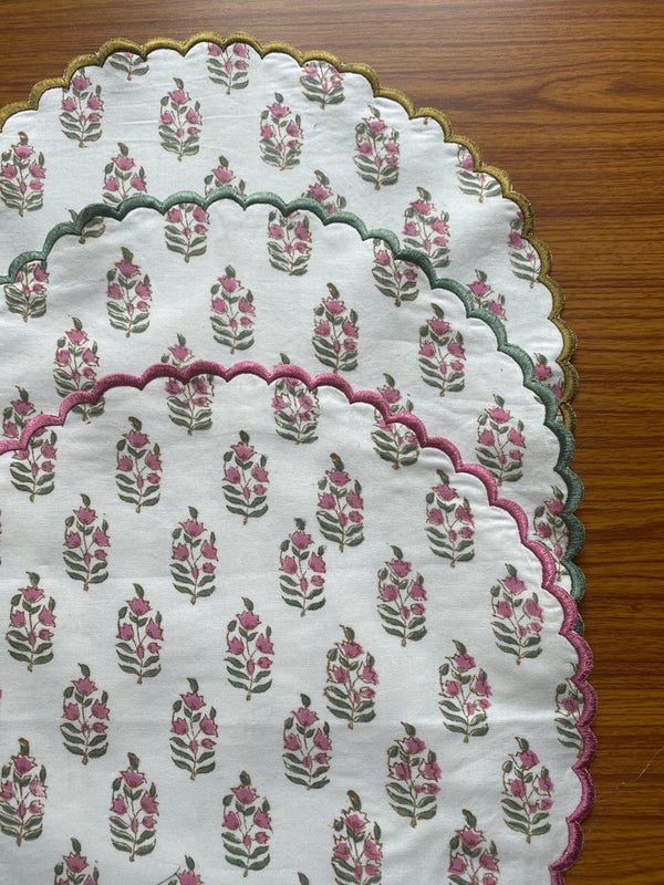 Punch Pink, Uniform Green Placemat