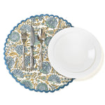 Asparagus Green Open Print Placemat