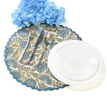 Asparagus Green Open Print Placemat