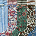 FABRICSG Mix Bag of Indian Floral Hand Block Printed Cotton Cloth Christmas Stocking, Christmas Decor, Handmade Decor, BOHO, , Gift for her, gifts