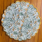 Goldenrod Yellow, Fern Green, Peanut Brown Placemat