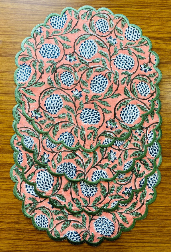 Dark Salmon Pink Placemat