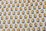 Vintage Yellow Drip Flower Round Tablecloth