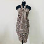 Mix and Match Indian Floral Hand Block Printed Cotton Cloth Sarong/Pareo