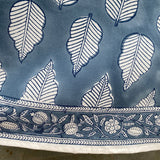 Stone Blue Round Tablecloth