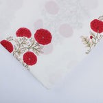 Falun Red Hand-Block Printed Cotton Cloth