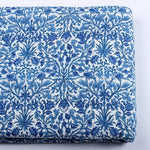 Dark Royal Blue Hand-Block Printed Cotton Cloth