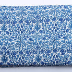 Dark Royal Blue Hand-Block Printed Cotton Cloth