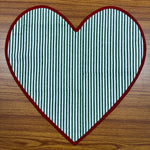Valentine Love Heart Shape Placemat