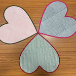 Valentine Love Heart Shape Placemat
