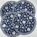 Aegean Blue Ruffle Placemat