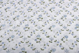 Powder and Pigeon Blue Hand-Block Printed Cotton Cloth