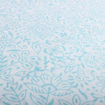 Turquoise Blue Jal Hand-Block Printed Cotton Cloth