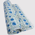 Queen Blue Hand-Block Printed Cotton Cloth