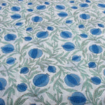 Queen Blue Hand-Block Printed Cotton Cloth