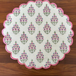Ruddy Blue, Pink and Green Placemat